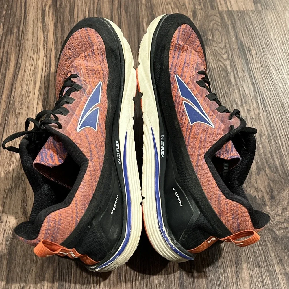 Altra Torin Road Running Shoes Mens Orange Black Sneakers Size 16